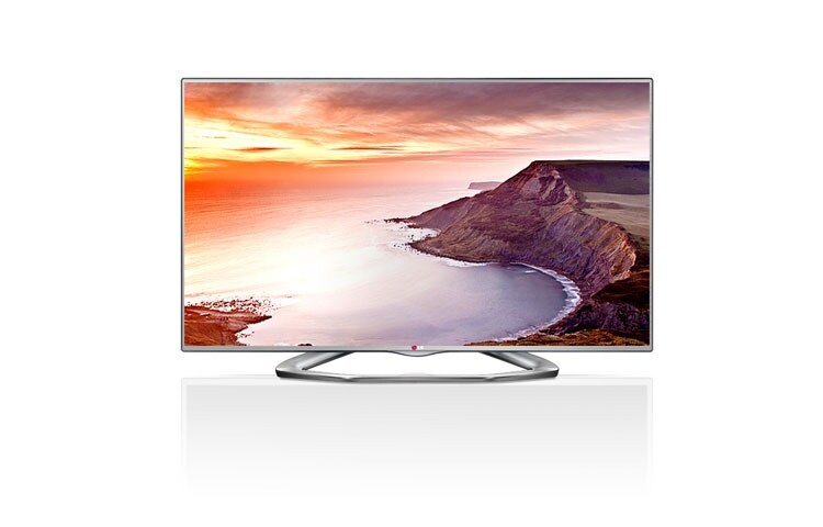 32&#34; LED Cinema 3D TV; 2 adet Cinema 3D Gözlük, Dahili HD Uydu Alıcısı, MCI 100 HZ gibi özelliklere sahip. 32LA613S için önden görünüm