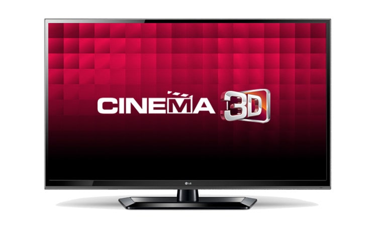 32&#34; LED Cinema 3D TV; 3x HDMI, 2x USB, MCI 200Hz gibi özelliklere sahip ve 4 adet FPR gözlük ile geliyor. 32LM611S için önden görünüm