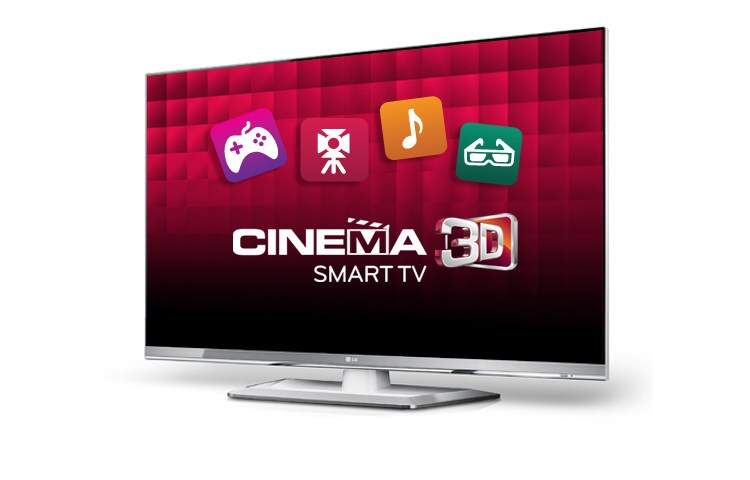 32&#34; LED Cinema 3D Smart TV; Magic Motion kumanda, 4 adet FPR gözlük, dahili Wi-Fi, MCI 400Hz gibi özellikleri CINEMA SCREEN tasarımı ile birleştiriyor. 32LM669S için önden görünüm