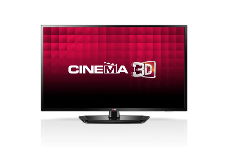 42&#34; Cinema 3D LED TV; 4 adet FPR Gözlük, 3X HDMI, 1X USB, MCI 100 Hz gibi özelliklere sahip. 42LM3450 için önden görünüm
