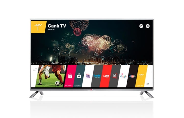 47&#34; (119cm) CINEMA 3D SMART TV | FULL HD 1080p | webOS | MCI 500 | SMART SHARE | VIRTUAL SURROUND PLUS 47LB652V için önden görünüm