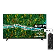 LG UP77 43 inç 4K Smart TV 43UP77006LB için önden görünüm