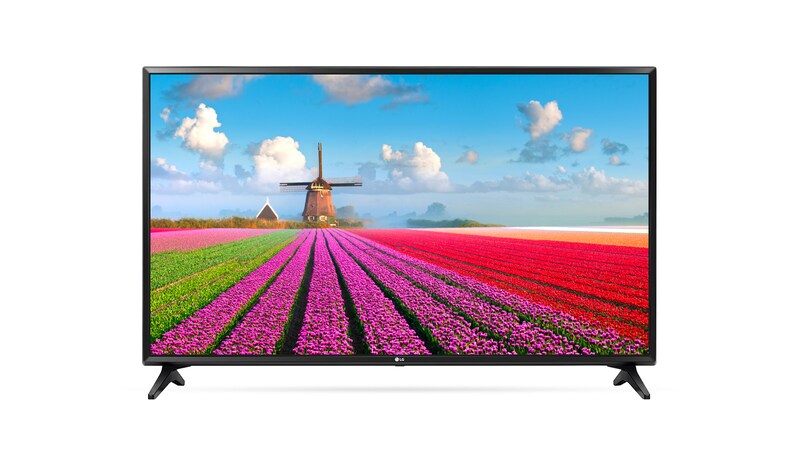 Front view of 49" LG FULL HD SMART TV 49LJ594V