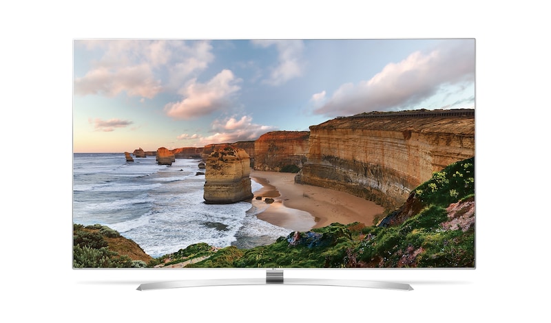 Front view of LG SUPER UHD TV 49UH850V