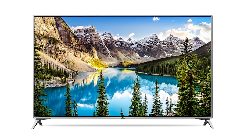 Front view of 49" LG ULTRA HD 4K TV 49UJ651V