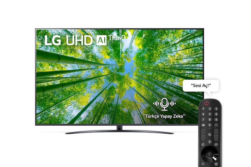 LG UQ81 50 inç 4K Smart TV , 50UQ81006LB