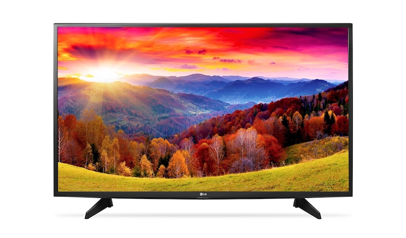 Front view of LG FULL HD TV 55LH604V