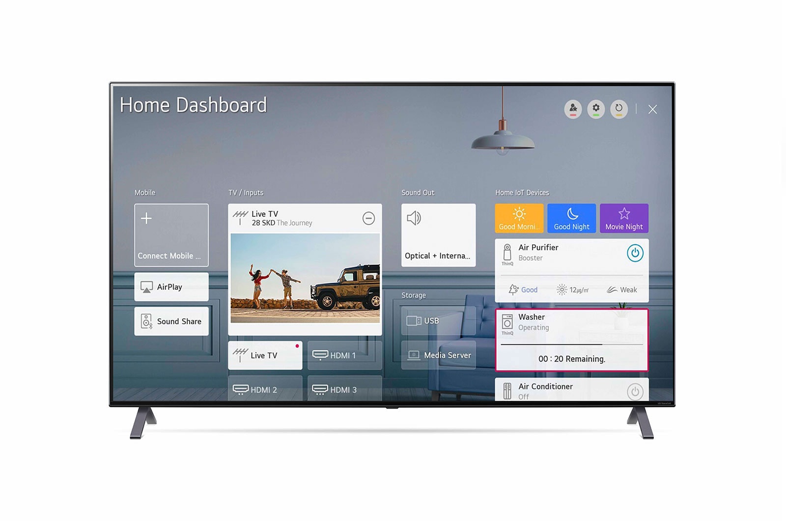 LG NanoCell 55 İnç 139 cm TV Cinema HDR Nano95 8K 55NANO956NA, 55NANO956NA