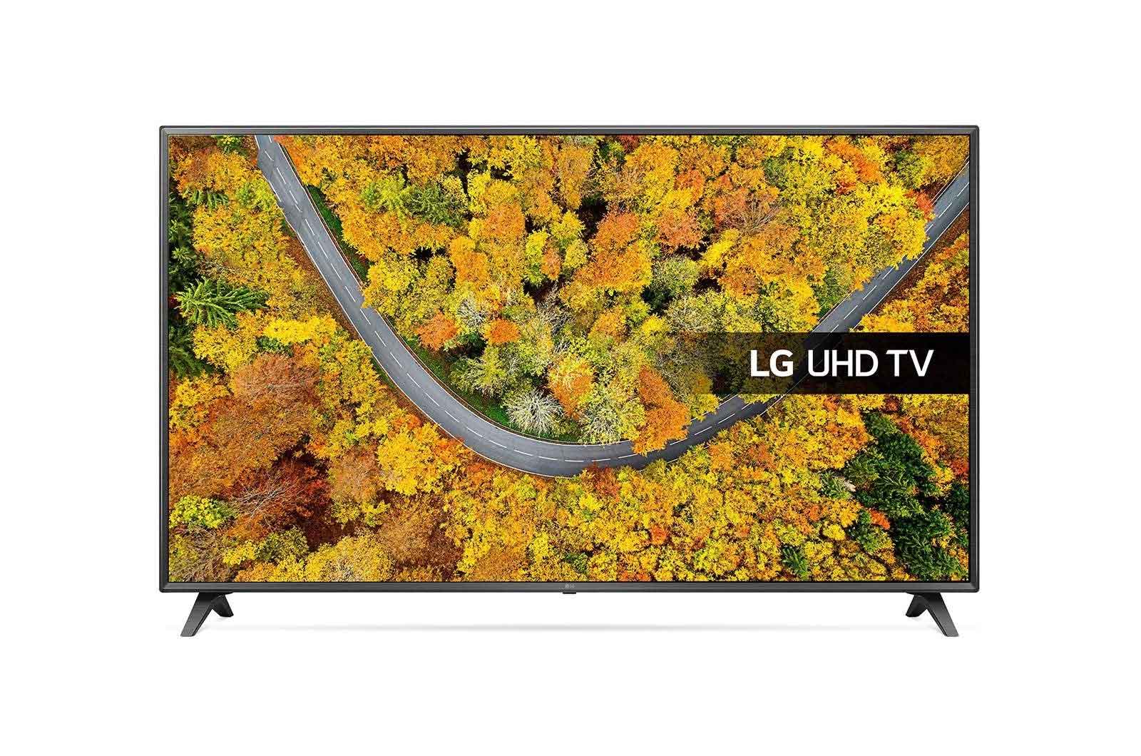 LG UHD TV'nin önden görünümü