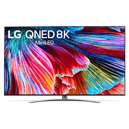 LG QNED TV'nin önden görünümü