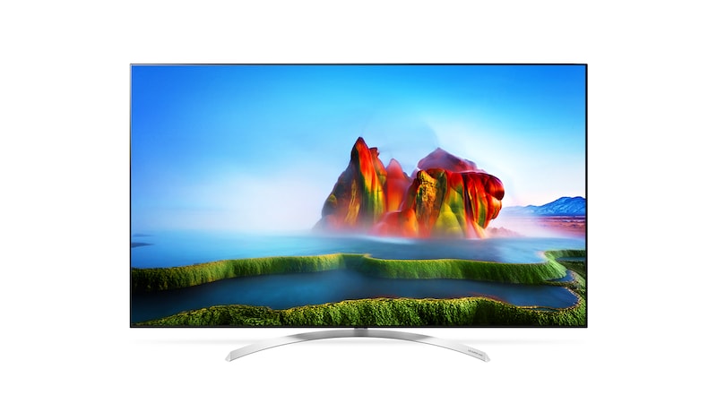 Front view of 86" LG SUPER UHD TV 86SJ957V