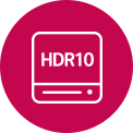 Oyundaki robotu gösteren ekranda geleneksel görüntü ve HDR 10 Pro karşılaştırması.
