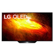 LG OLED55BX6LB dolgu resimli önden görünüm
