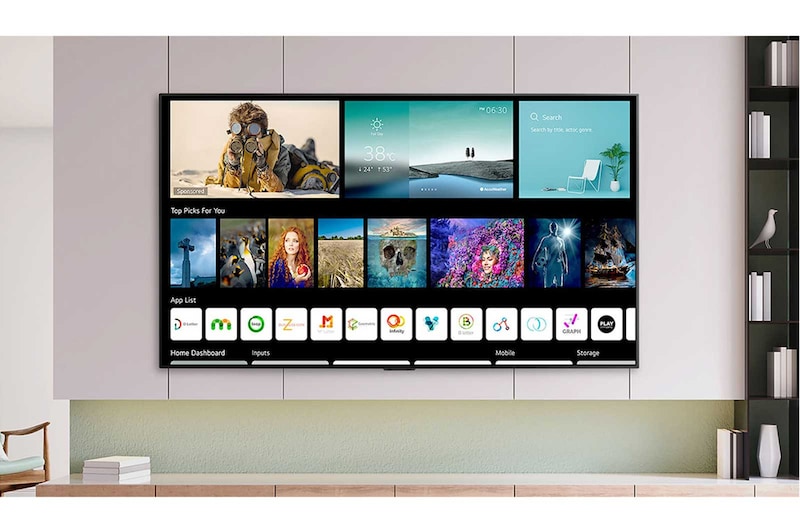 LG OLED evo 55 inç G1 Serisi Galeri Tasarımı 4K Smart TV, OLED55G16LA