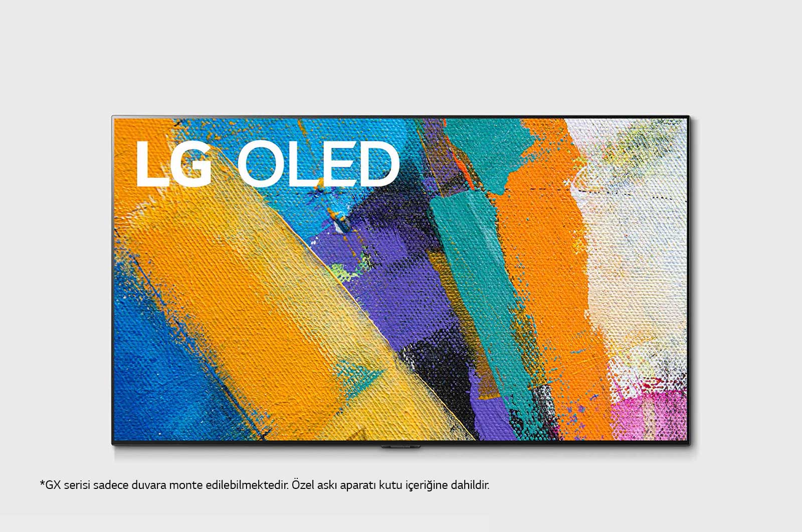 LG OLED55GX6LA dolgu resimli önden görünüm