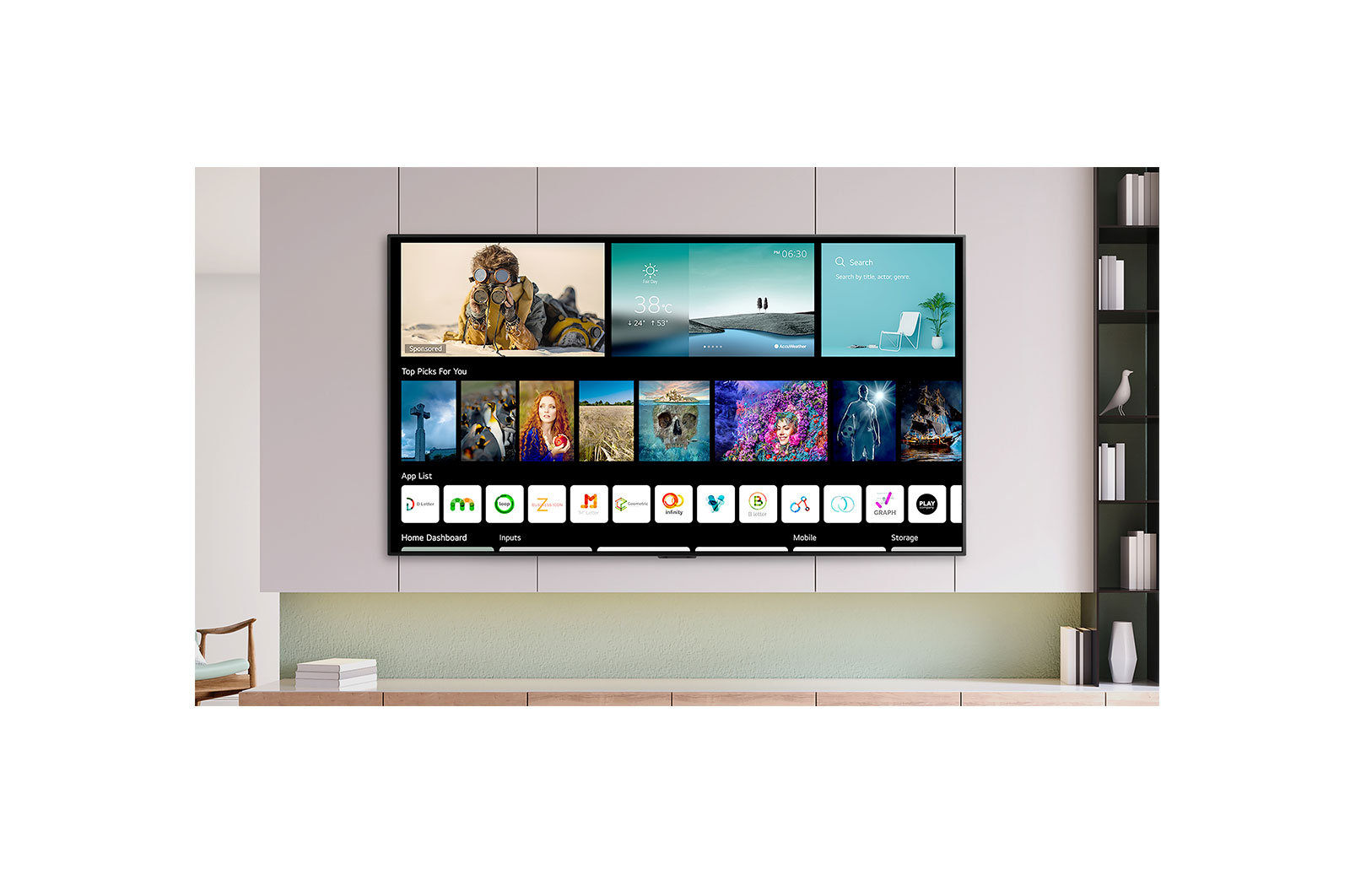 LG OLED evo 65 inç G1 Serisi Galeri Tasarımı 4K Smart TV, OLED65G16LA