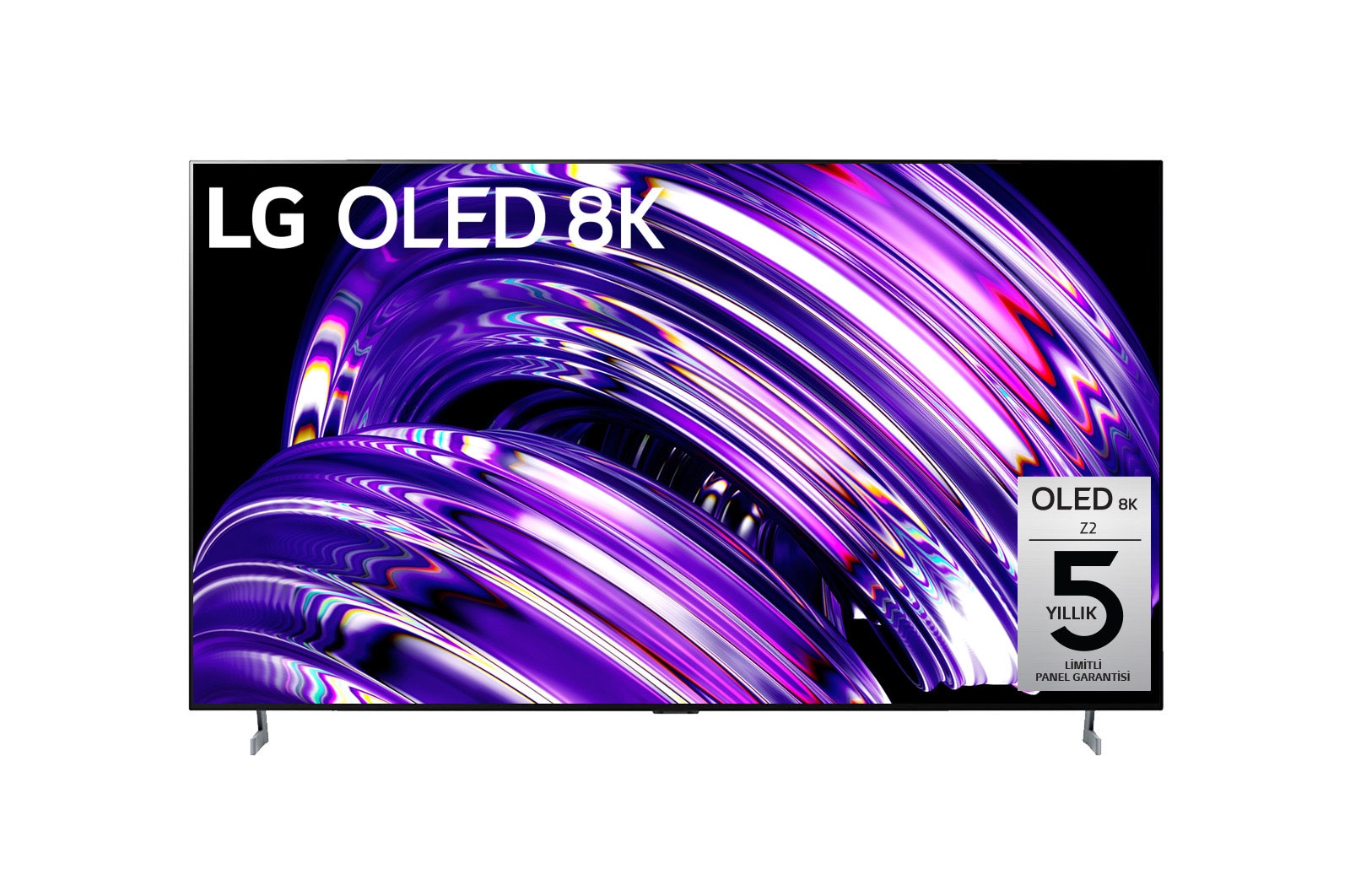 LG SIGNATURE OLED TV, 77 inç Z2 Serisi, webOS 22 Smart AI ThinQ, 8K, Sihirli Kumanda Uyumlu, 2022, OLED77Z29LA