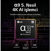 LG OLED evo TV , 97 inç OLEDG2 Serisi , Galeri Tasarım, webOS 22 Smart AI ThinQ , Sihirli Kumanda Uyumlu, 4K HDR10 HLG , 2022, OLED97G29LA