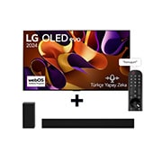 Front view of LG GX SOUNDBAR HEDİYELİ, 65 inç LG OLED TV KAMPANYASI (OLED65G45LW+GX) OLED65G45.GX
