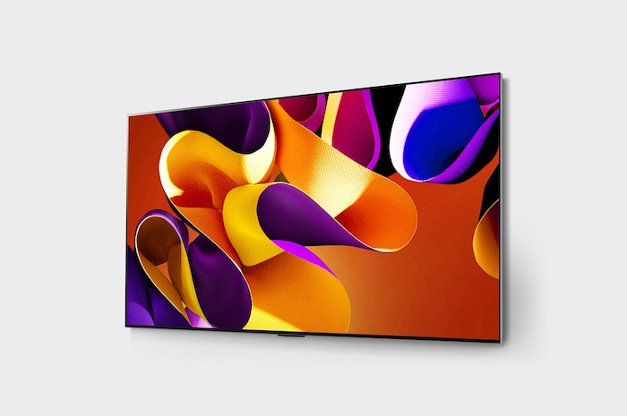 LG OLED evo TV, OLED G4’ün sola dönük hafif açılı görünümü