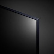 LG NanoCell TV, NANO80’ün üst kenarının yakın çekim görüntüsü