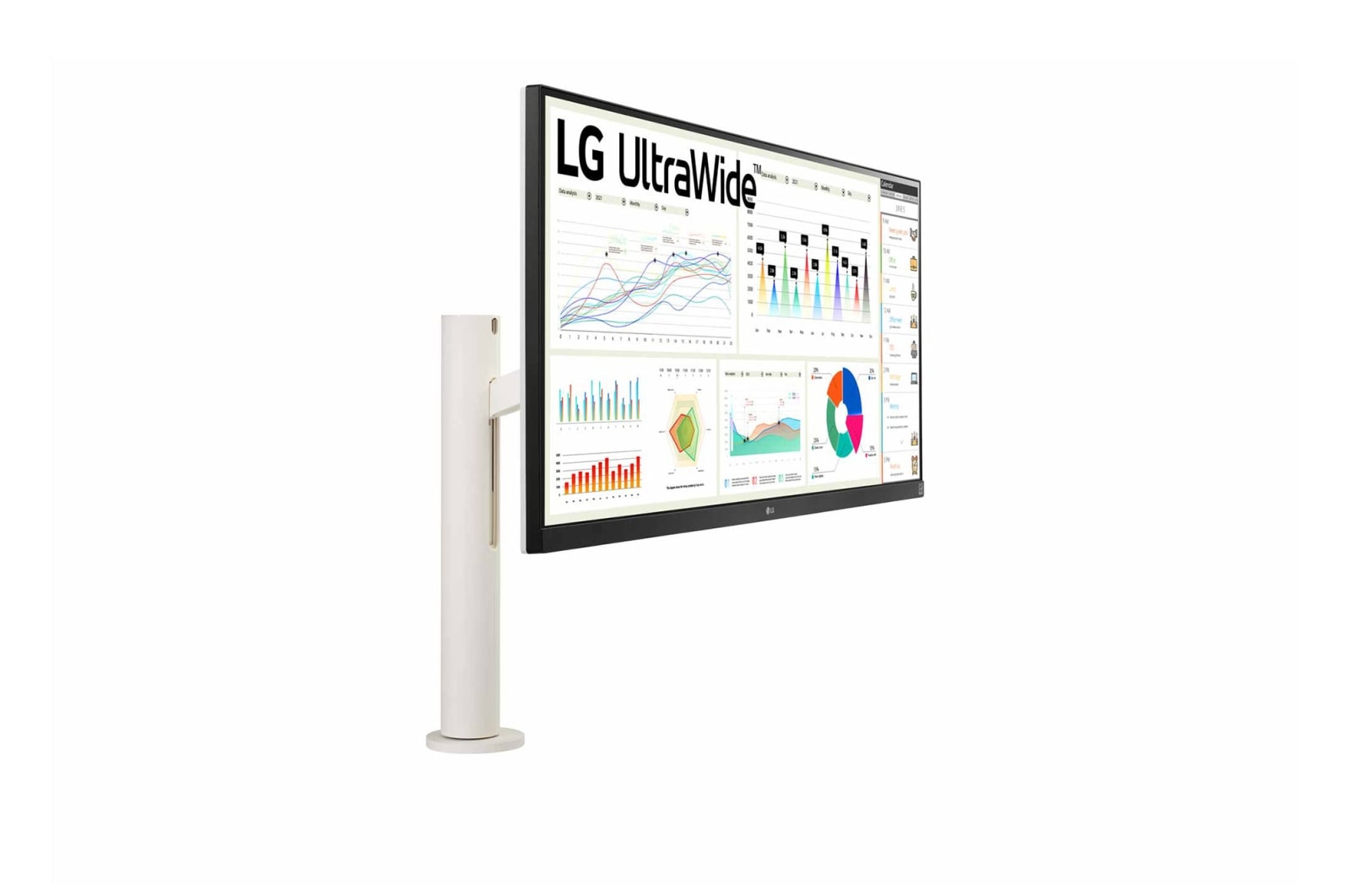 LG Ergonomik Stantlı 34" 21:9 UltraWide™ FHD (2560 x 1080) Monitör, 34WQ680-W