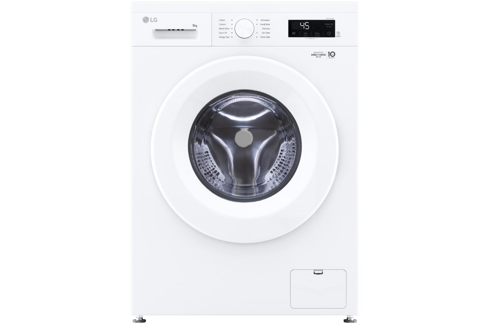 LG 9kg Çamaşır Makinesi I Beyaz Renk, F4Y1VYPQ5 için önden görünüm