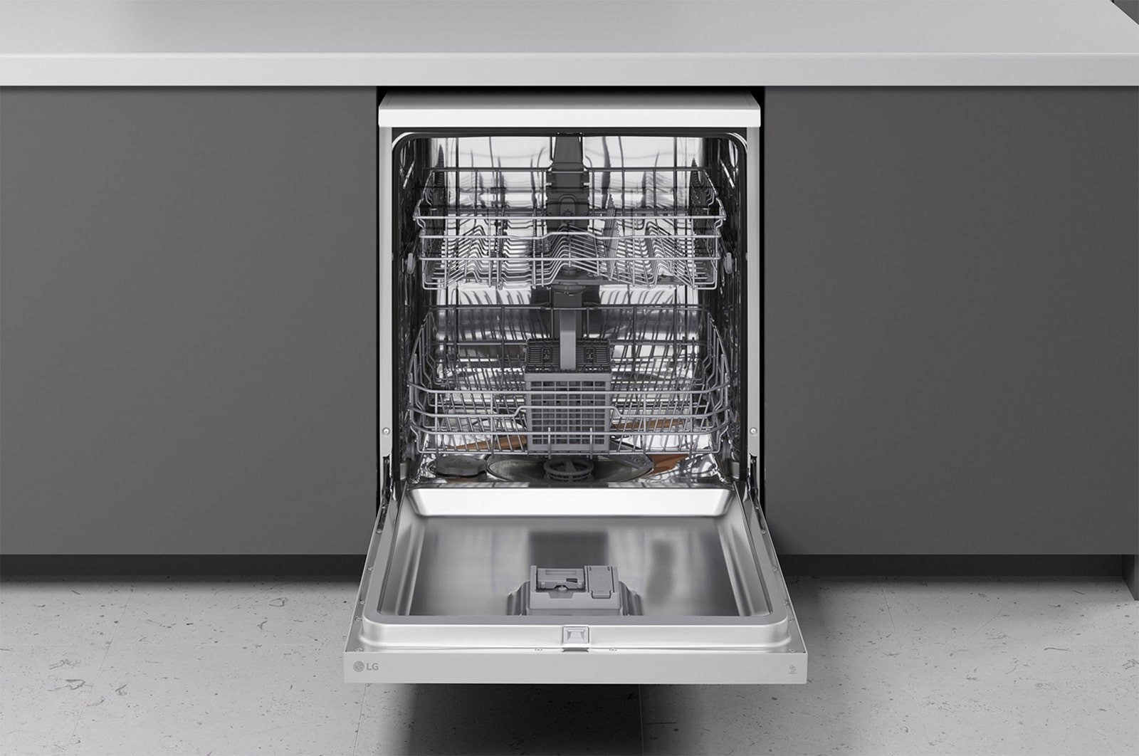 LG Bulaşık Makinesi | QuadWash™ | Yapay Zeka Destekli, DFC612FVE
