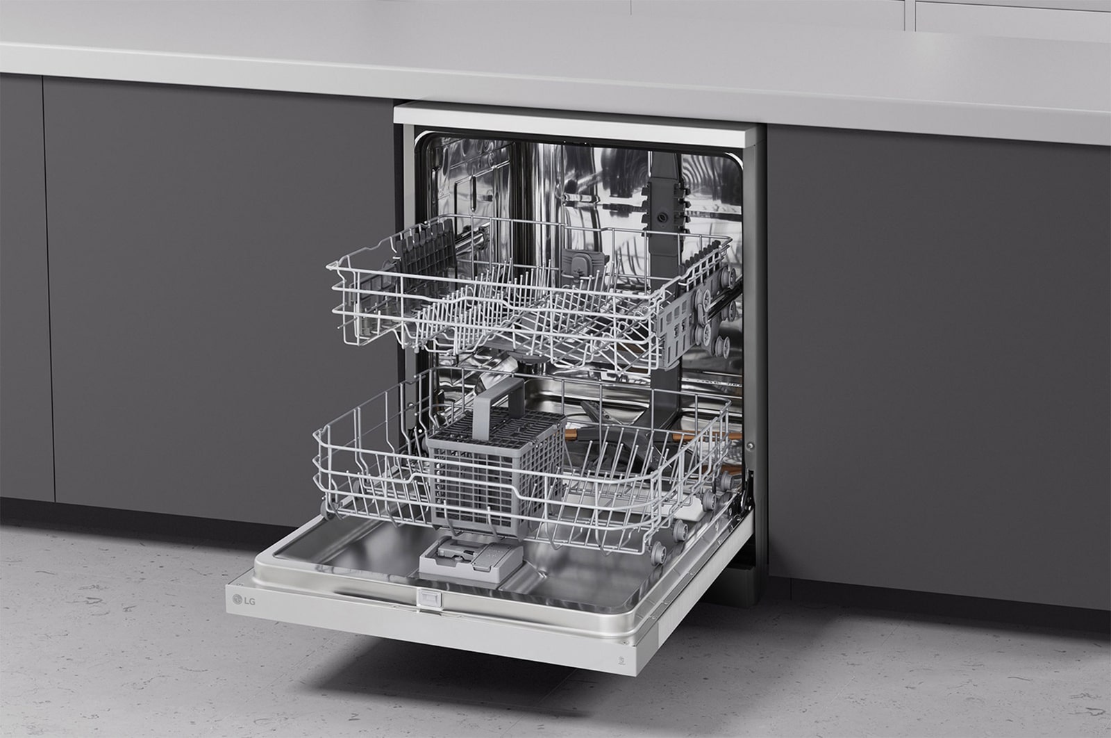 LG Bulaşık Makinesi | QuadWash™ | Yapay Zeka Destekli, DFC612FVE