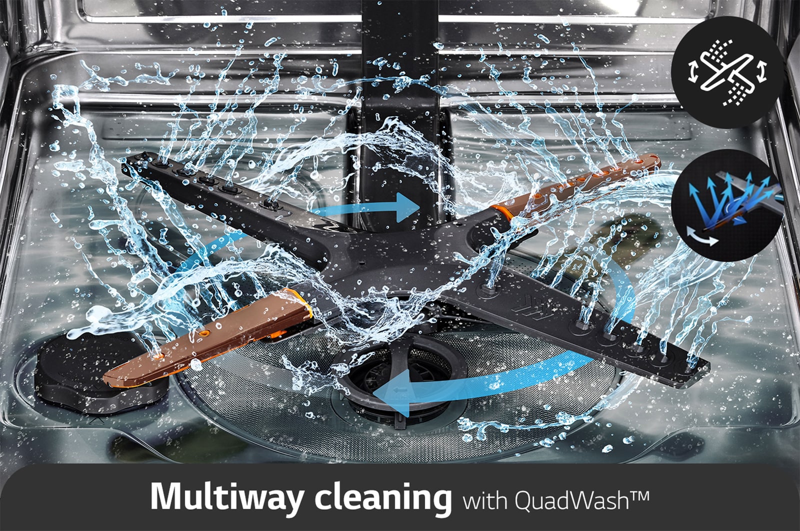 LG Bulaşık Makinesi | QuadWash™ | Yapay Zeka Destekli, DFC612FVE