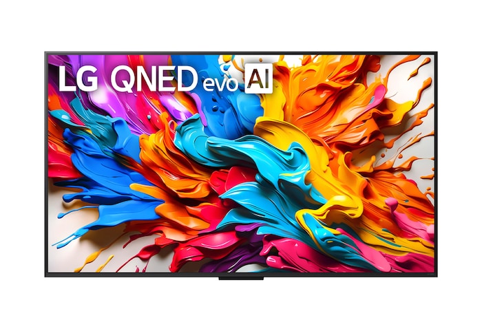 Önden görünüm 65 İnç LG QNED evo AI QNED9M MiniLED 4K Smart TV AI Sihirli Kumanda Dolby Vision webOS25 2025 65QNED9MA6B