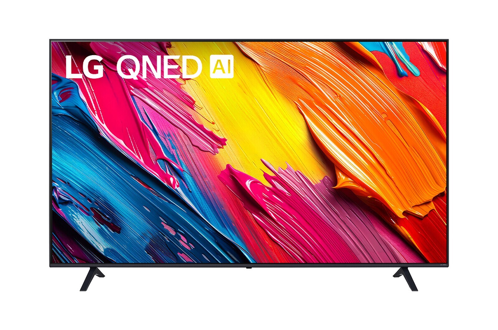 Front view of 75 inç LG QNED AI QNED70 4K Smart TV AI Sihirli Kumanda HDR10 webOS25 2025 75QNED70A6A