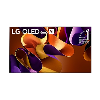 Front view of 65 inç LG OLED evo AI G4 4K Smart TV | Dolby Vision | webOS24 OLED65G45LW