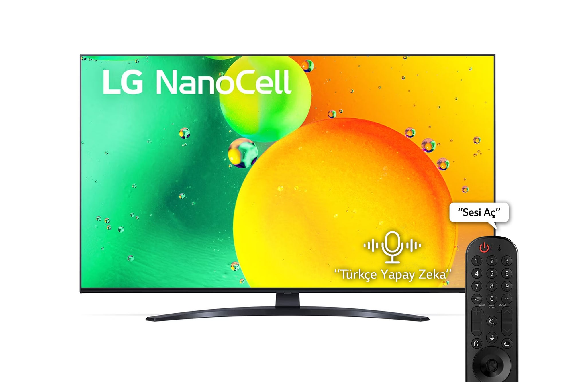 LG NanoCell 4K TV , 55 inç NANO766Q Serisi , webOS 23 Smart AI