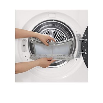 LG 10 Kg Kurutma Makinesi | DUAL Inverter Isı Pompalı Kurutucu | ThinQ (Wi-Fi) özellikli | Beyaz
