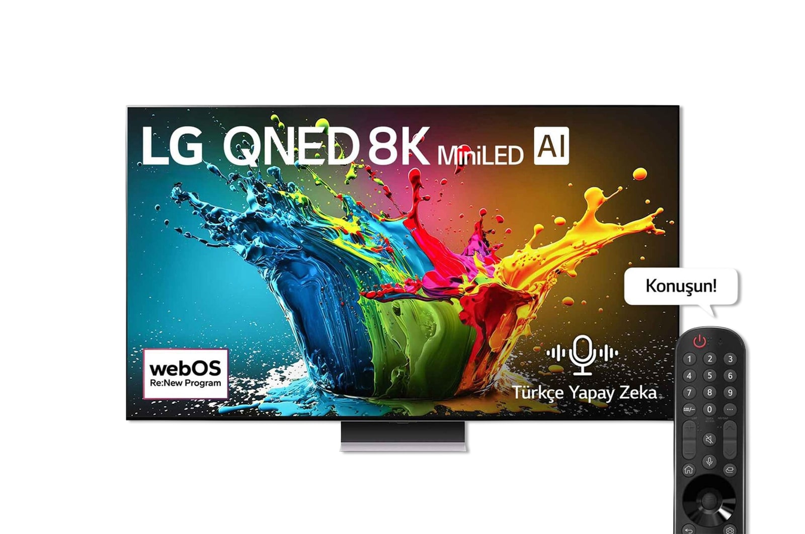 front view with remote