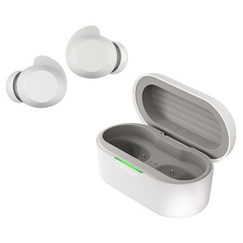 LG xboom Buds by will.i.am kulaklıkların önden görünümü | Bluetooth Kulaklık | Grafen Sürücülü xboom İmza Sesi | Beyaz Renk