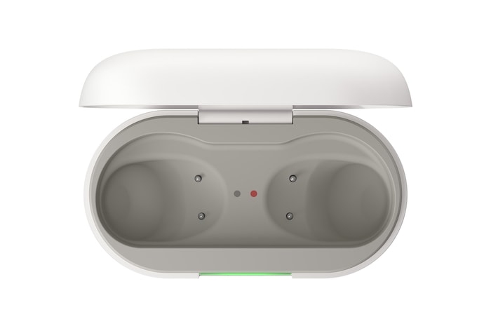 LG xboom Buds by will.i.am | Kablosuz Bluetooth Kulaklık | xboom İmza Sesi | Aktif Gürültü Engelleme | Beyaz Renk, xboomBuds