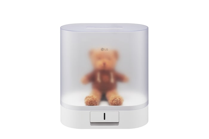 泰迪熊放置在烘物箱