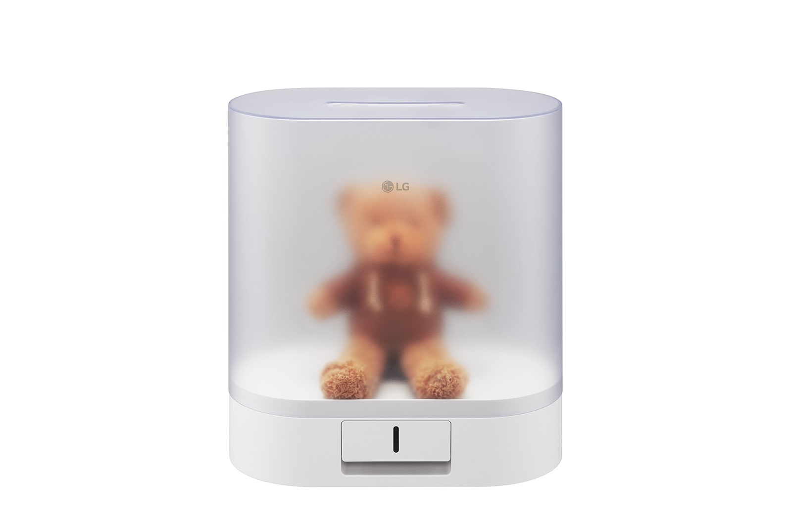 泰迪熊放置在烘物箱