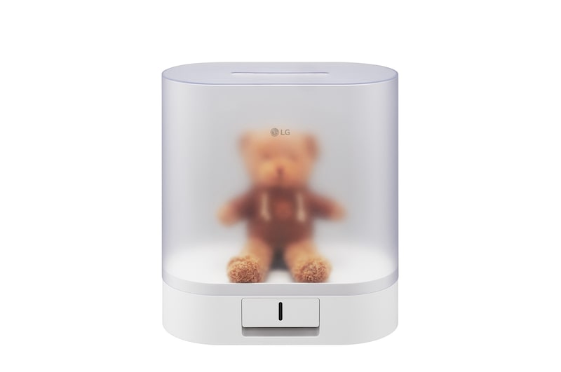 泰迪熊放置在烘物箱