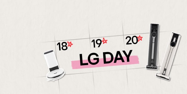 LG DAY<br>指定吸塵器15%回饋