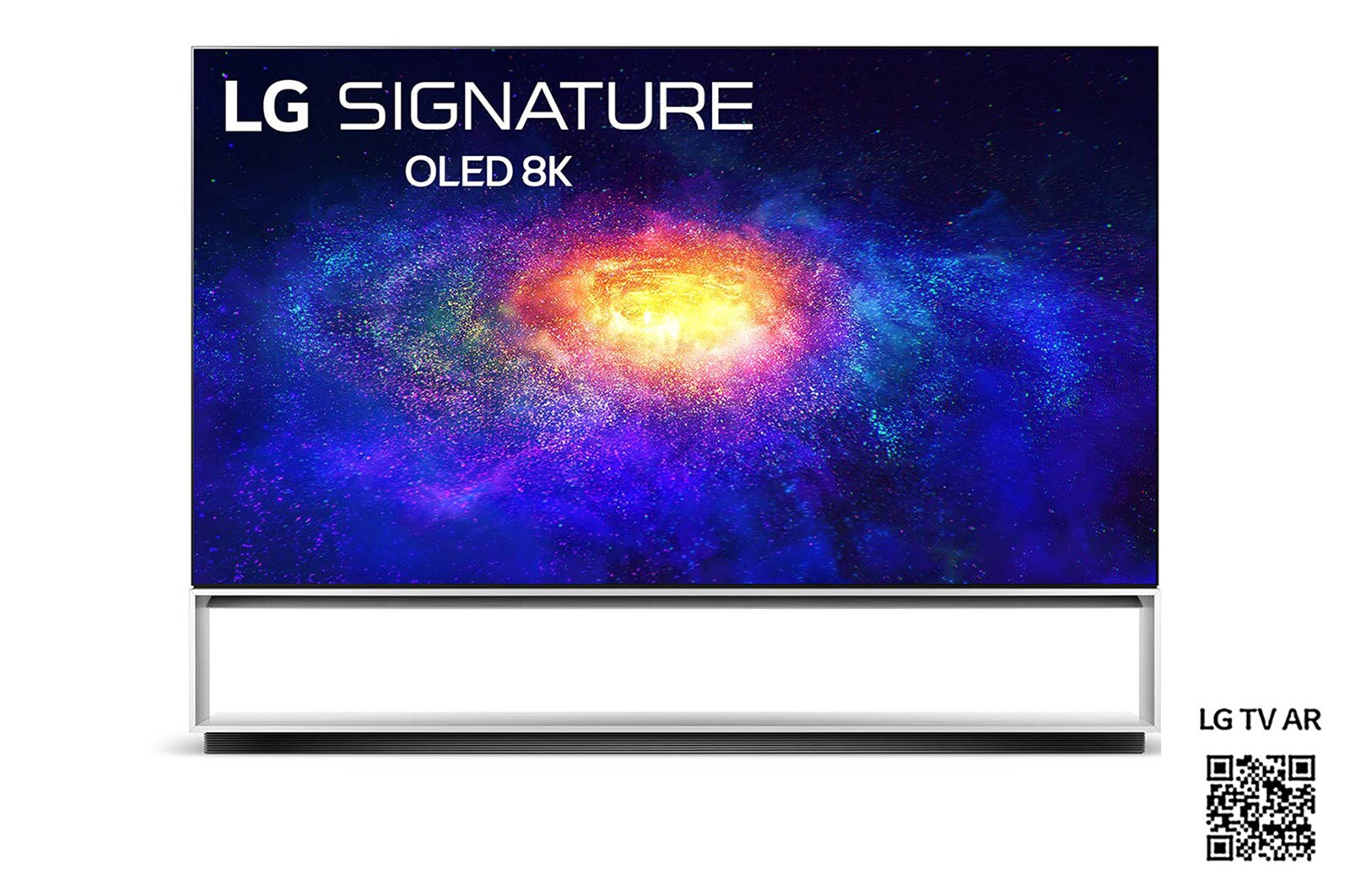 LG SIGNATURE OLED 8K AI 語音物聯網電視 OLED88ZXPWA 正視圖
