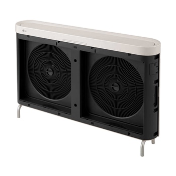 AS101LSG0 安裝了前置濾網且處於開啟狀態的 Wallfit 右側透視圖