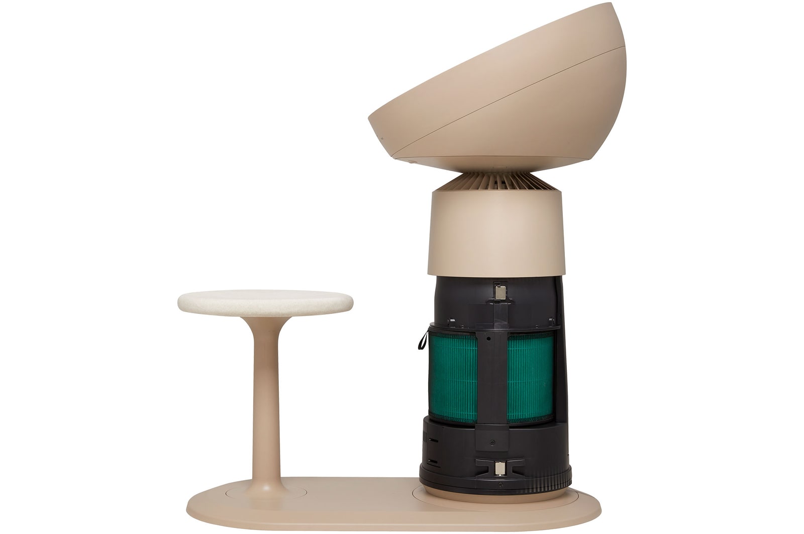 AeroCatTower 左側濾網開啟圖