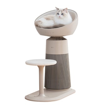 LG PuriCare™ AeroCatTower 空氣清淨機正視圖 - (AS251CBZ0.ATT)