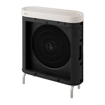 AS601LSG0 移除所有濾網且處於開啟狀態的 Wallfit 右側透視圖