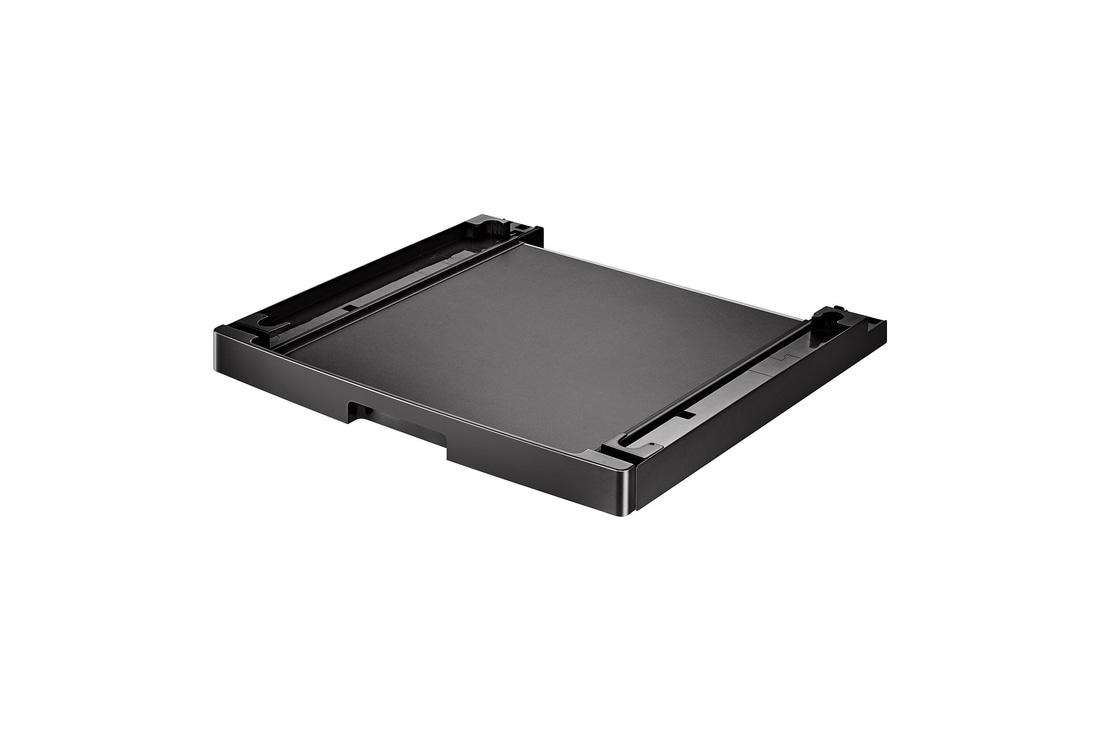 LG 10kg 免曬衣乾衣機堆疊滾筒洗衣機_多功能層架 (尊爵黑), DSTBK
