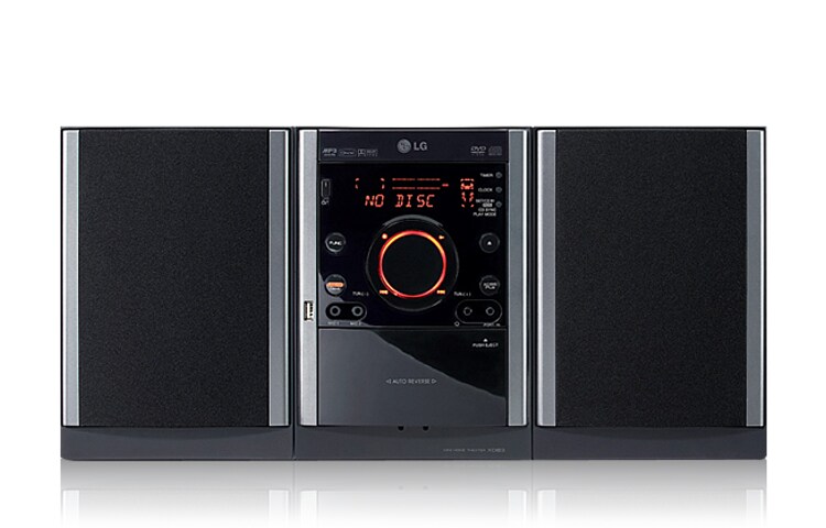 LG DVD Hi-Fi System XD63 正視圖