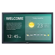 webOS 小型顯示器 22SM3G-B 正視圖